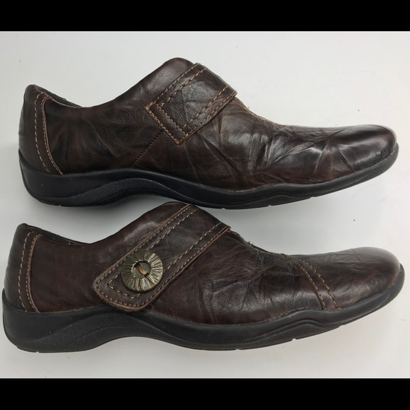 Clark’s Artisian leather upper decorative button 9M - Picture 2 of 9